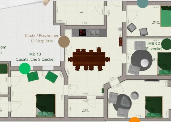 Apartman 165m2 Downtown Family 5br, 3bath, Kids Room, 11min Alexanderplatz *